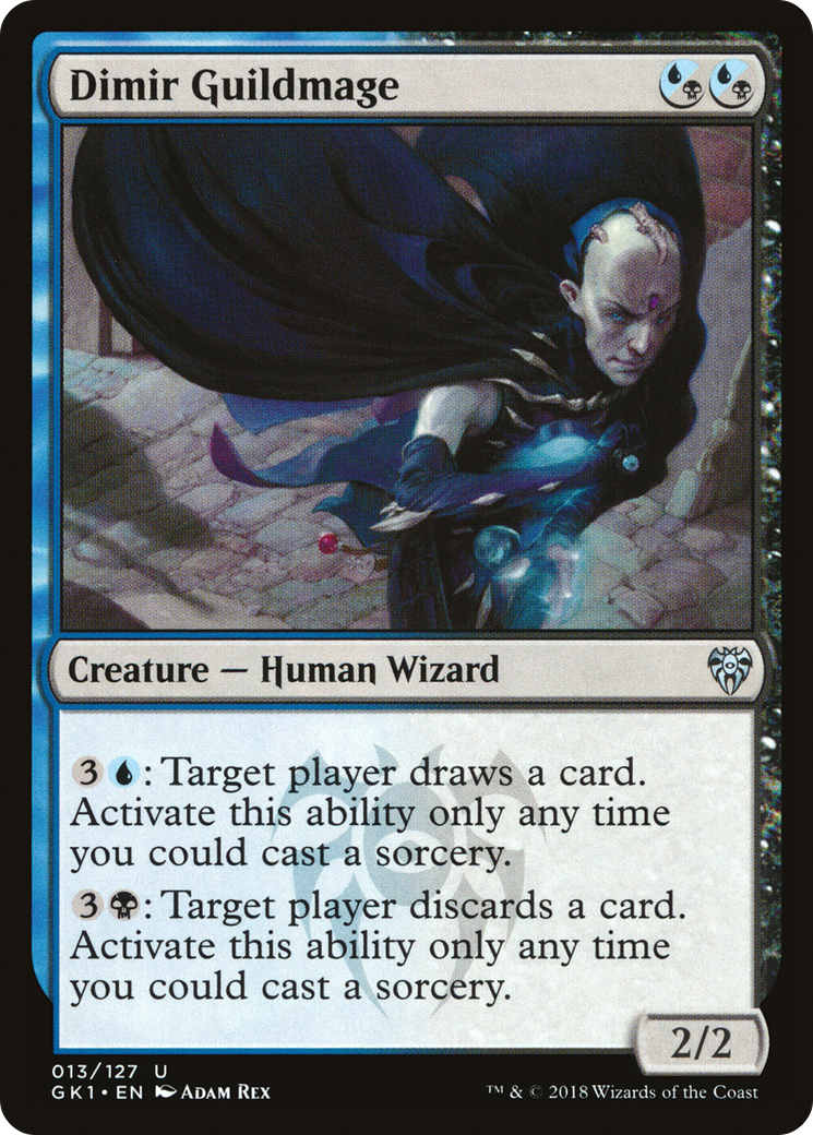 Dimir Guildmage (GR1-013) [Misc] GRN Guild Kit MTG Single Wizards of the Coast