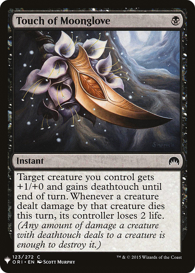 Touch of Moonglove (LIST-ORI-123) [Mystery Booster] The List MTG Single Wizards of the Coast