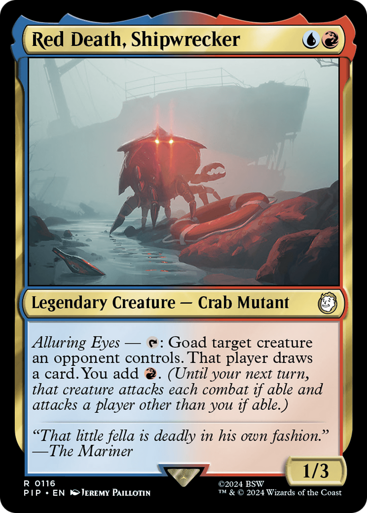 Red Death, Shipwrecker (PIP-116) [Fallout] MTG Single Wizards of the Coast