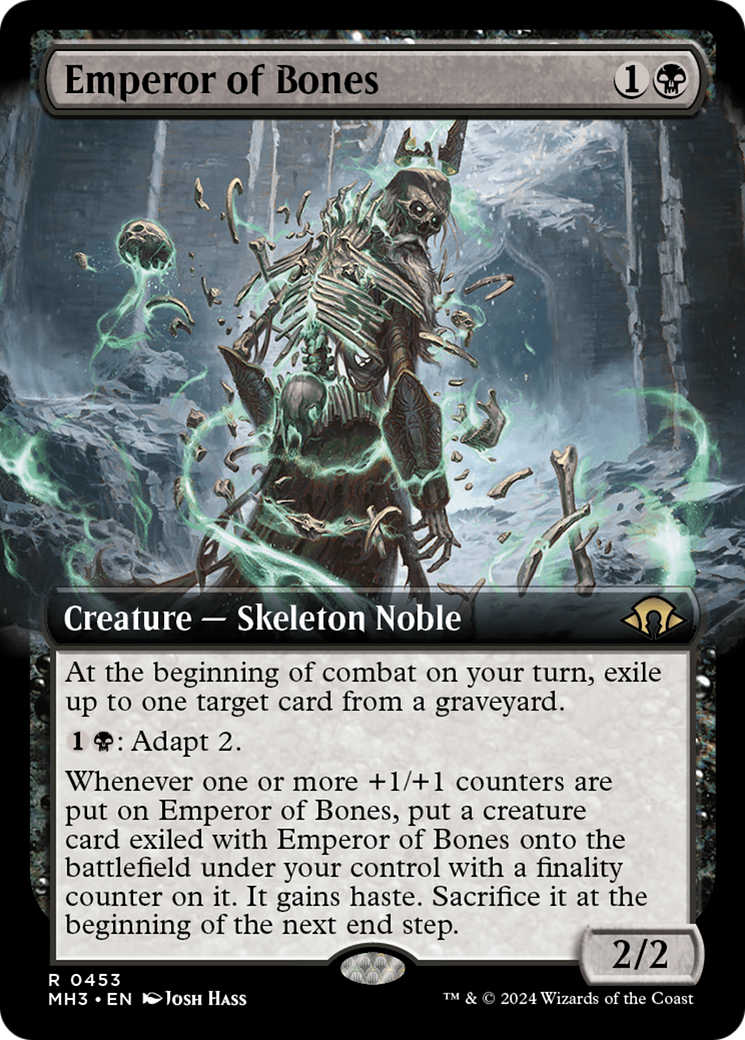 Emperor of Bones (MH3-453) [Modern Horizons 3] (Extended Art) MTG Single Wizards of the Coast