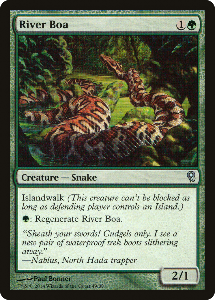 River Boa (DDM-049) [Misc] Duel Decks: Jace vs. Vraska MTG Single Wizards of the Coast
