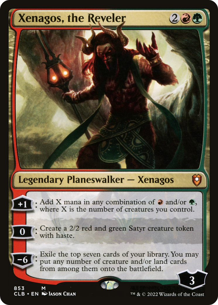 Xenagos, the Reveler (CLB-853) [Commander Legends: Battle for Baldur's Gate] MTG Single Wizards of the Coast