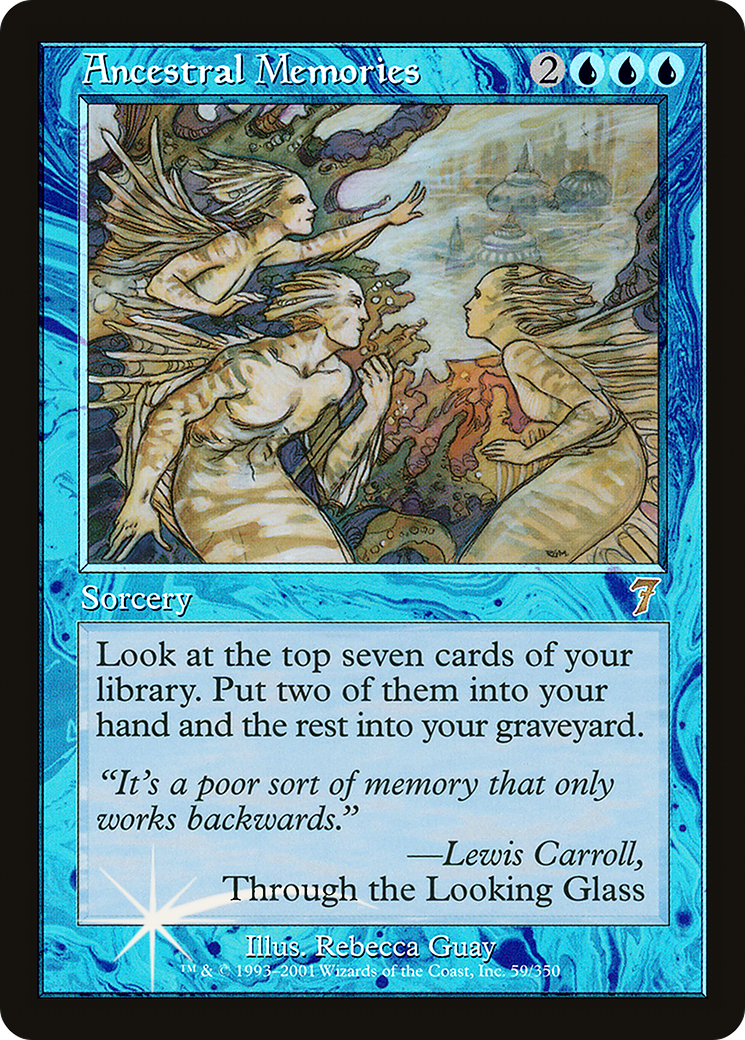 Ancestral Memories (7ED-059) [7th Edition] MTG Single Wizards of the Coast