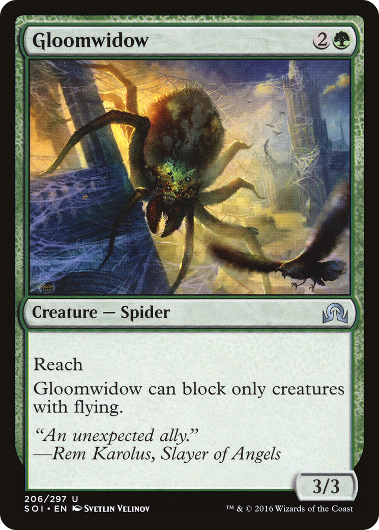 Gloomwidow (SOI-206) [Shadows over Innistrad] Foil MTG Single Wizards of the Coast
