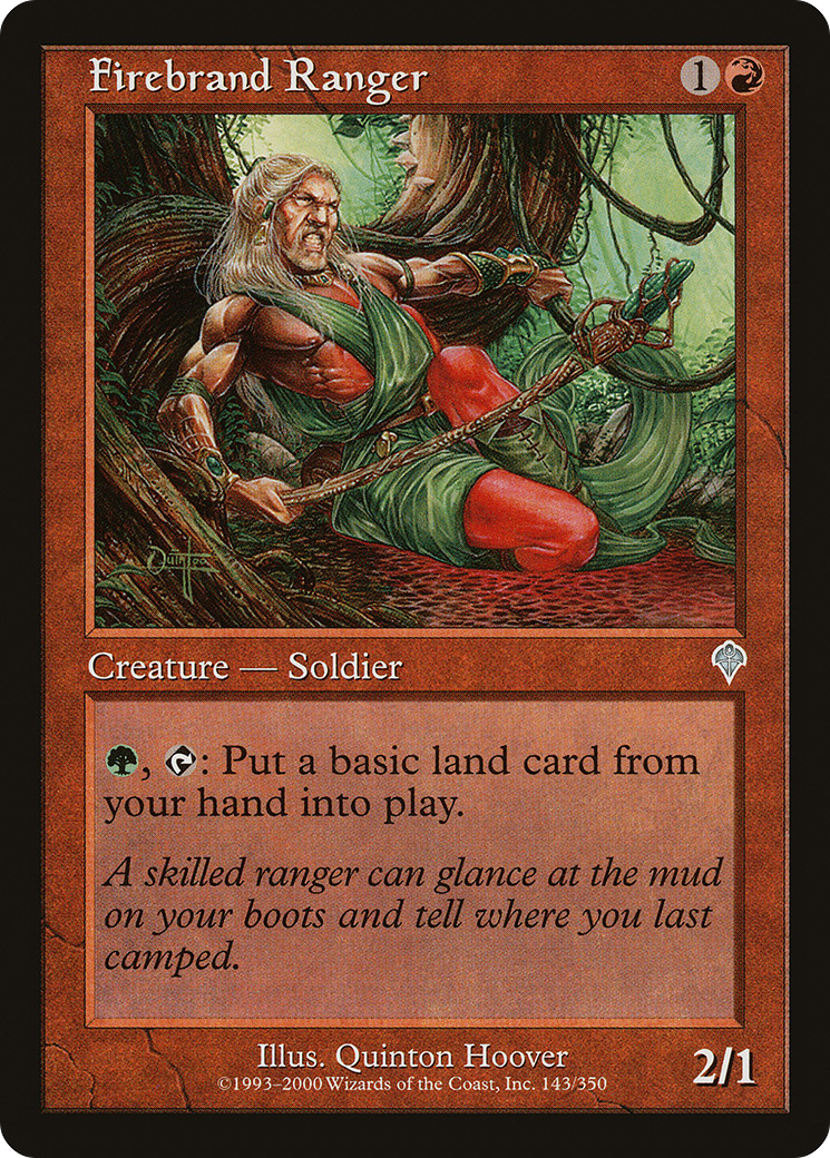 Firebrand Ranger (INV-143) [Invasion] Foil MTG Single Wizards of the Coast