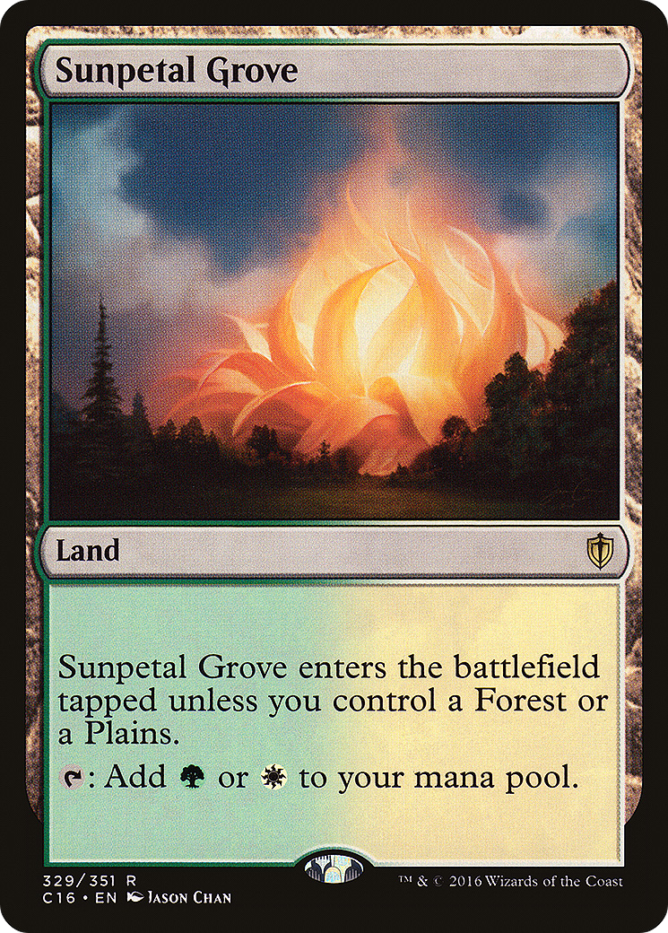 Sunpetal Grove (C16-329) [Commander 2016] MTG Single Wizards of the Coast