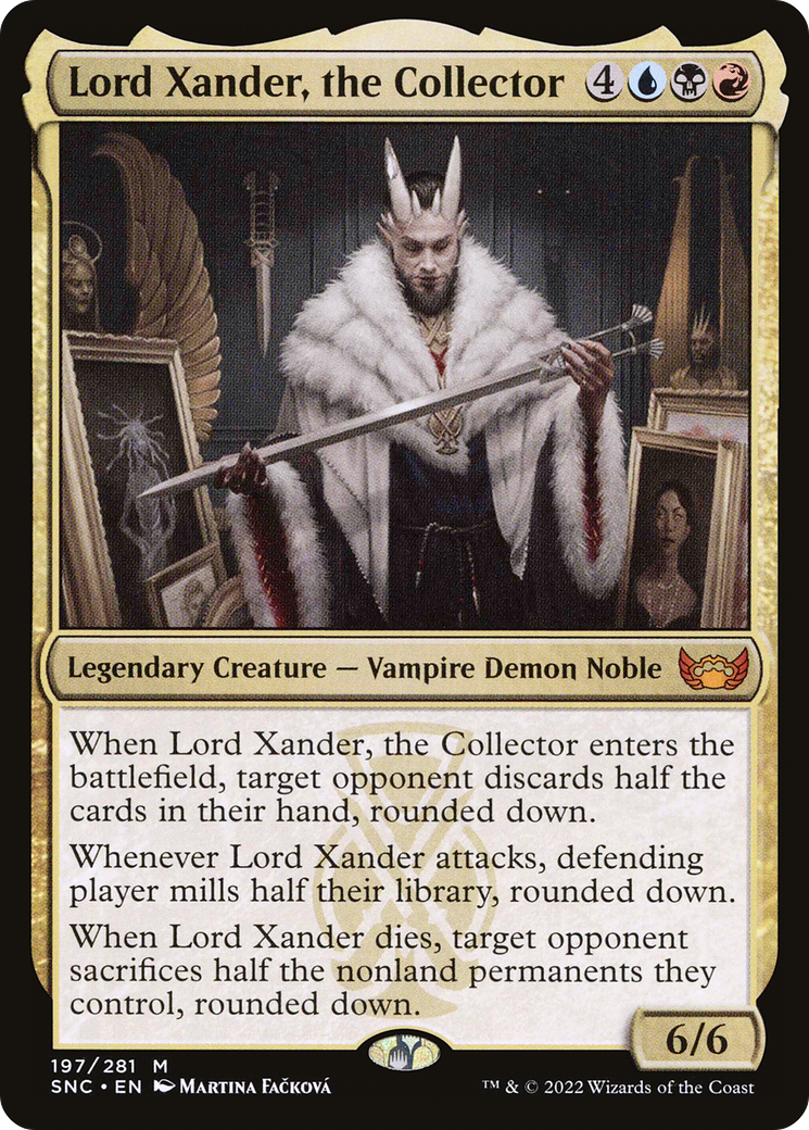 Lord Xander, the Collector (SNC-197) [Streets of New Capenna] Foil MTG Single Wizards of the Coast