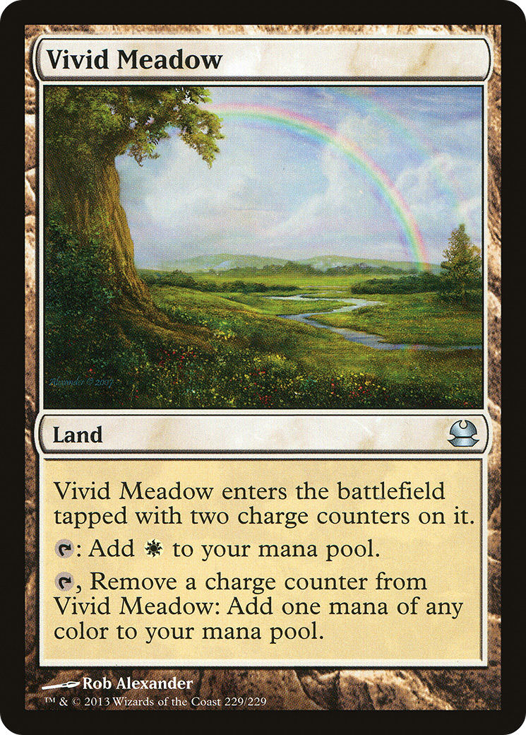Vivid Meadow (MMA-229) [Modern Masters] Foil MTG Single Modern Masters