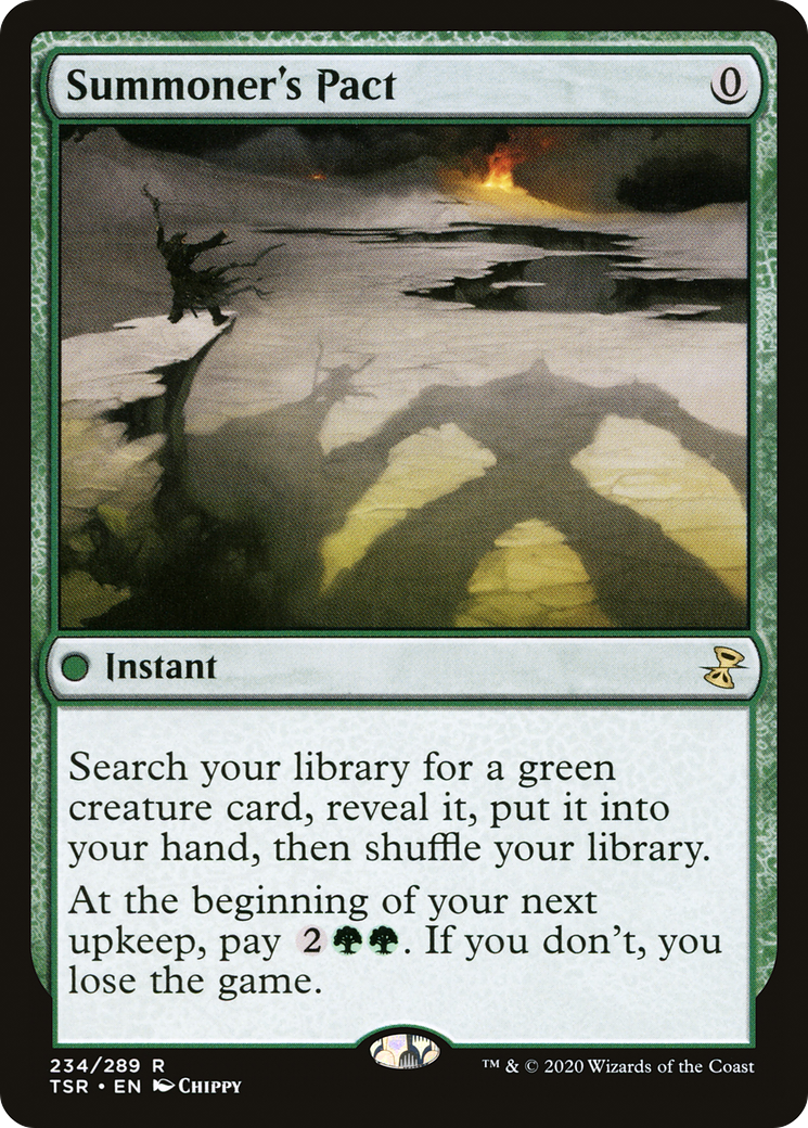 Summoner's Pact (TSR-234) [Time Spiral Remastered] Foil MTG Single Wizards of the Coast