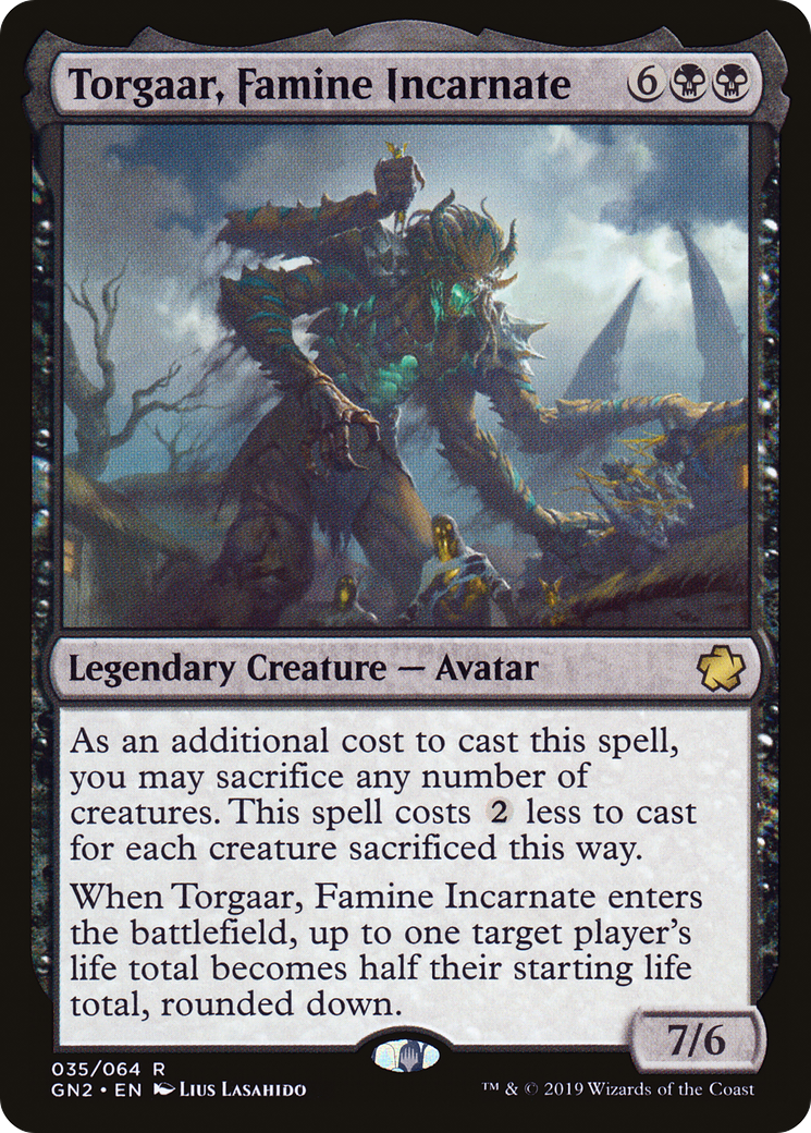 Torgaar, Famine Incarnate (GN2-035) [Misc] Game Night 2019 MTG Single Wizards of the Coast