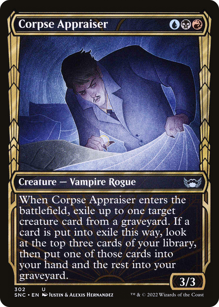 Corpse Appraiser (SNC-302) [Streets of New Capenna] (Showcase) Foil MTG Single Wizards of the Coast