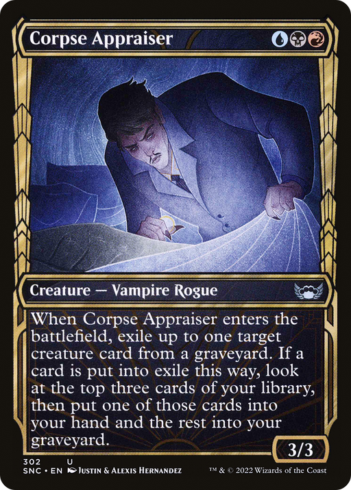 Corpse Appraiser (SNC-302) [Streets of New Capenna] (Showcase) MTG Single Wizards of the Coast