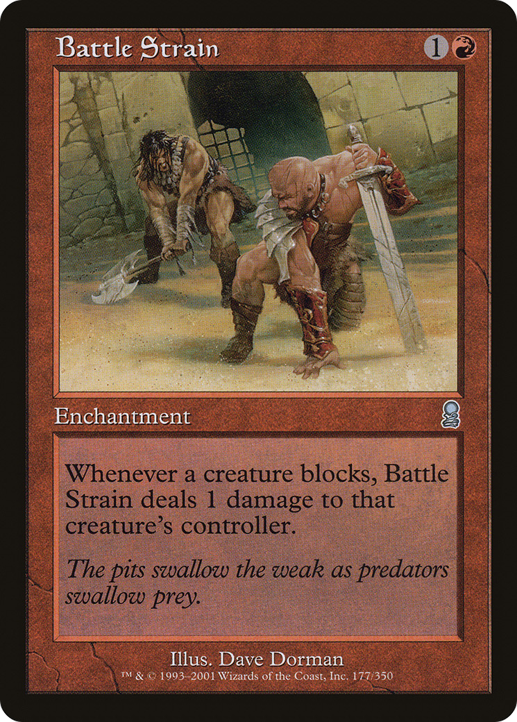 Battle Strain (ODY-177) [Odyssey] Foil MTG Single Wizards of the Coast