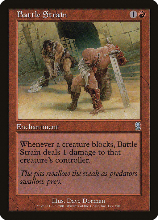 Battle Strain (ODY-177) [Odyssey] MTG Single Wizards of the Coast