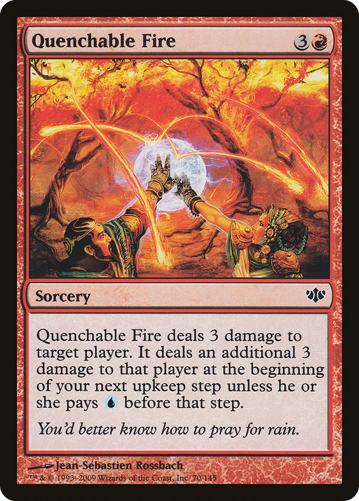 Quenchable Fire (CON-070) [Conflux] MTG Single Wizards of the Coast
