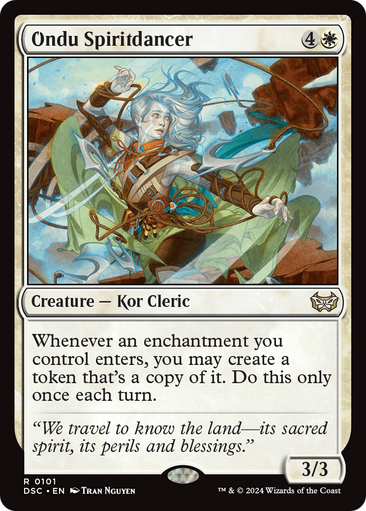 Ondu Spiritdancer (DSC-101) [Duskmourn: House of Horror Commander] MTG Single Wizards of the Coast
