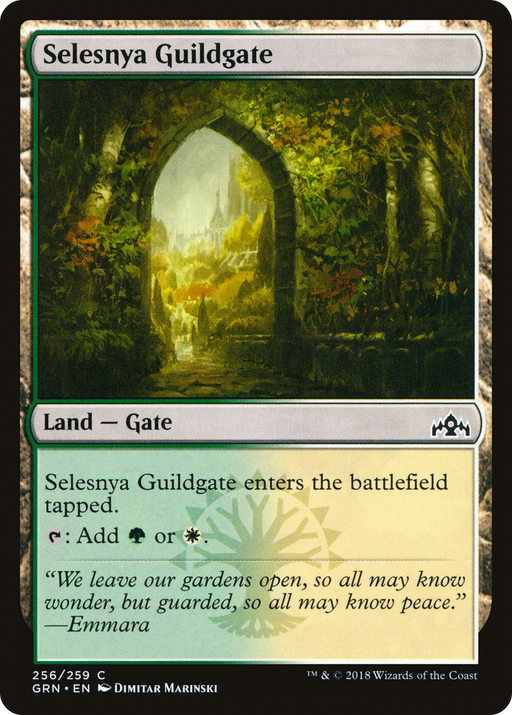 Selesnya Guildgate (GRN-256) [Guilds of Ravnica] MTG Single Wizards of the Coast