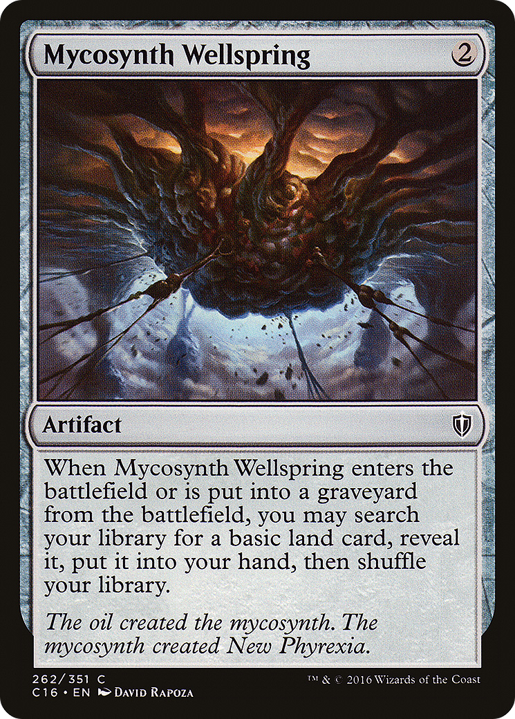 Mycosynth Wellspring (C16-262) [Commander 2016] MTG Single Wizards of the Coast