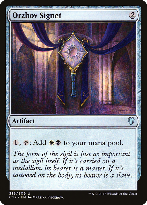 Orzhov Signet (C17-219) [Commander 2017] MTG Single Wizards of the Coast