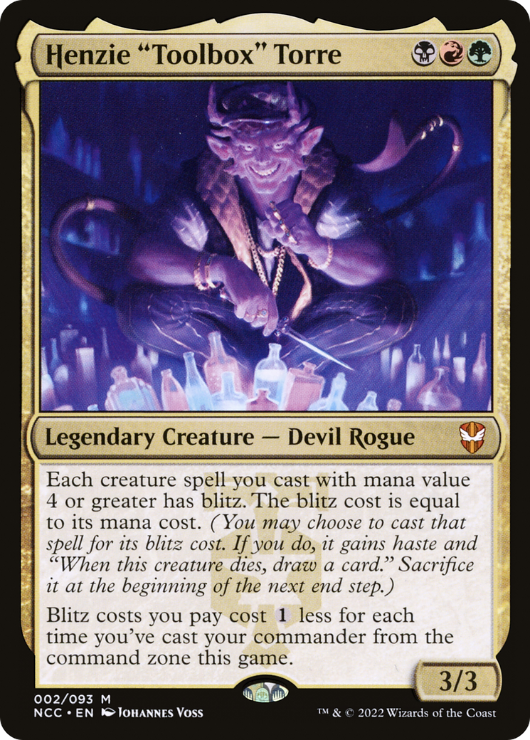 Henzie "Toolbox" Torre (NCC-002) [New Capenna Commander] Foil MTG Single Wizards of the Coast
