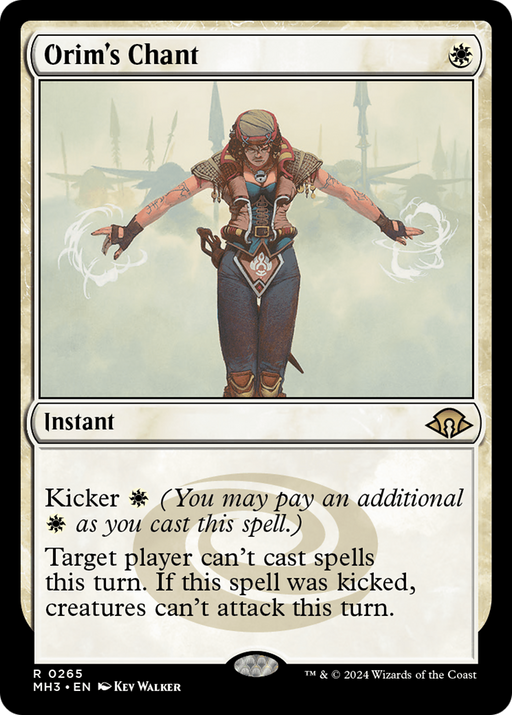 Orim's Chant (MH3-265) [Modern Horizons 3] Foil MTG Single Modern Horizons 3