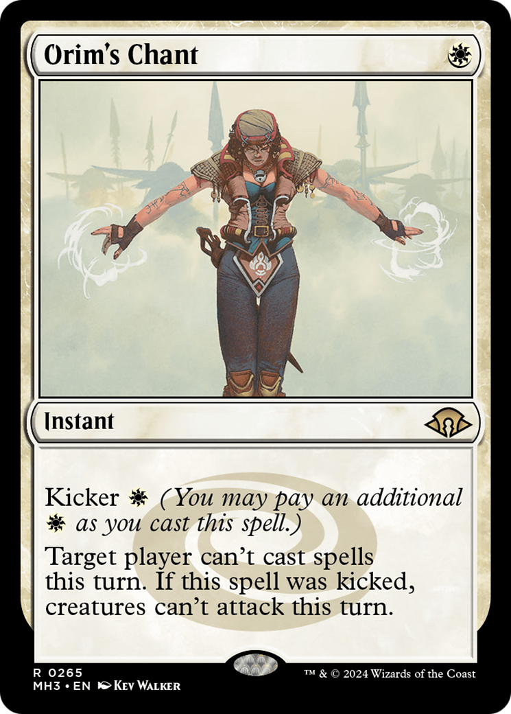 Orim's Chant (MH3-265) [Modern Horizons 3] MTG Single Modern Horizons 3