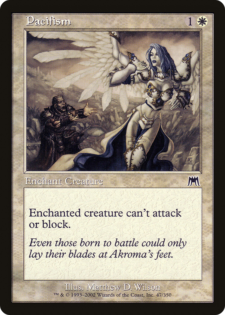 Pacifism (ONS-047) [Onslaught] MTG Single Wizards of the Coast