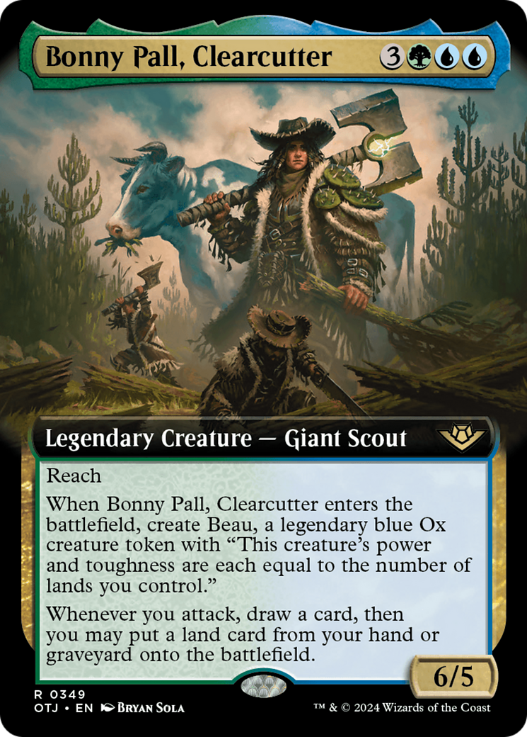 Bonny Pall, Clearcutter (OTJ-349) [Outlaws of Thunder Junction] (Extended Art) MTG Single Wizards of the Coast
