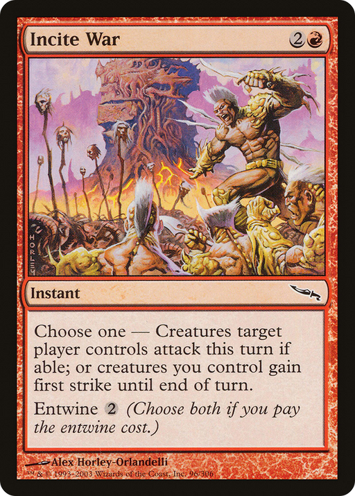 Incite War (MRD-096) [Mirrodin] MTG Single Wizards of the Coast