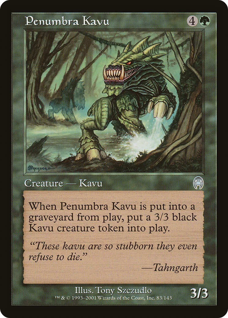 Penumbra Kavu (APC-083) [Apocalypse] Foil MTG Single Wizards of the Coast