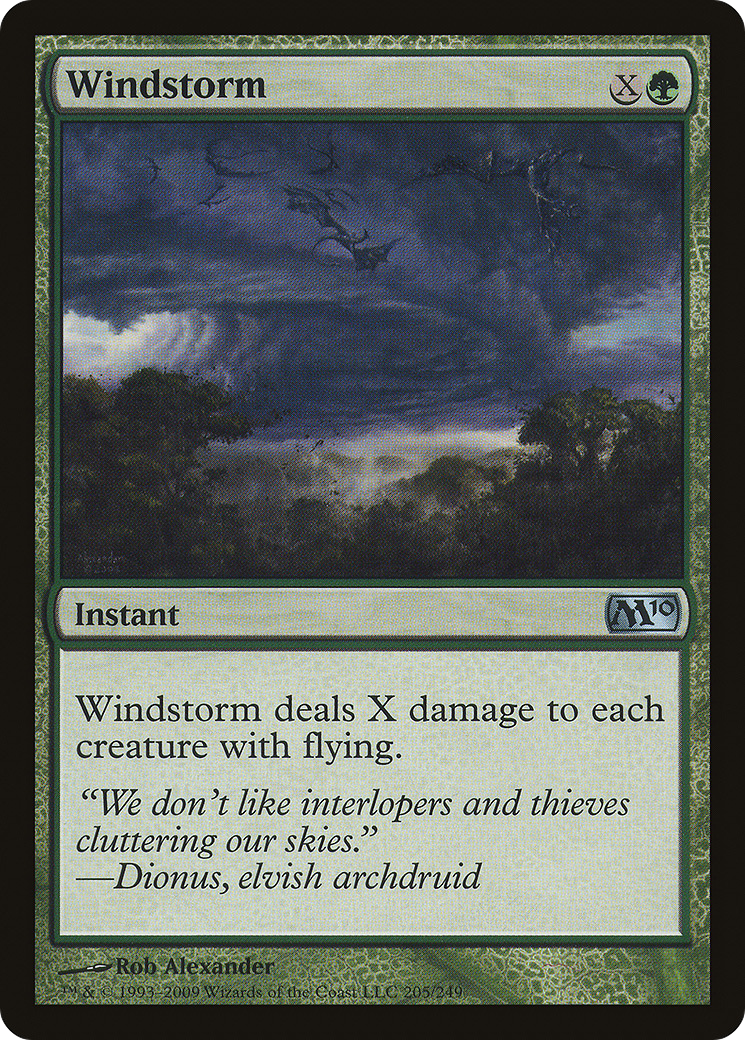 Windstorm (M10-205) [Magic 2010] MTG Single Wizards of the Coast