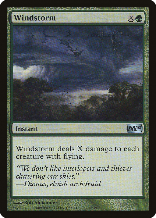 Windstorm (M10-205) [Magic 2010] MTG Single Wizards of the Coast