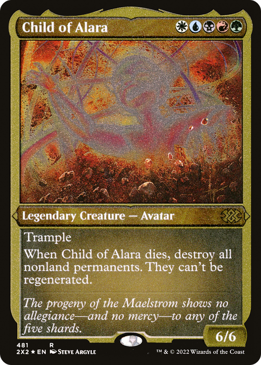 Child of Alara (Foil Etched) (2X2-481) [Double Masters 2022] Foil MTG Single Wizards of the Coast