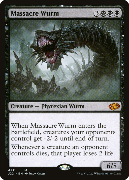 Massacre Wurm (J22-441) [Jumpstart 2022] MTG Single Wizards of the Coast