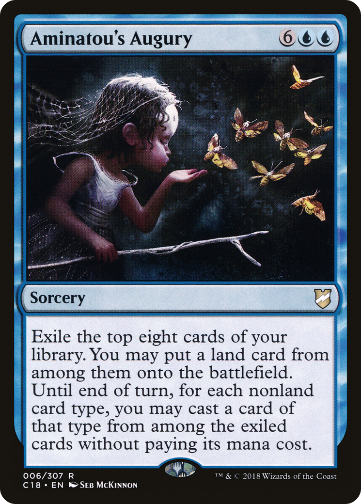 Aminatou's Augury (C18-006) [Commander 2018] MTG Single Wizards of the Coast