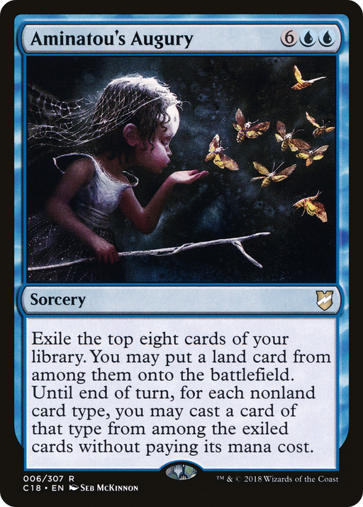 Aminatou's Augury (C18-006) [Commander 2018] MTG Single Wizards of the Coast