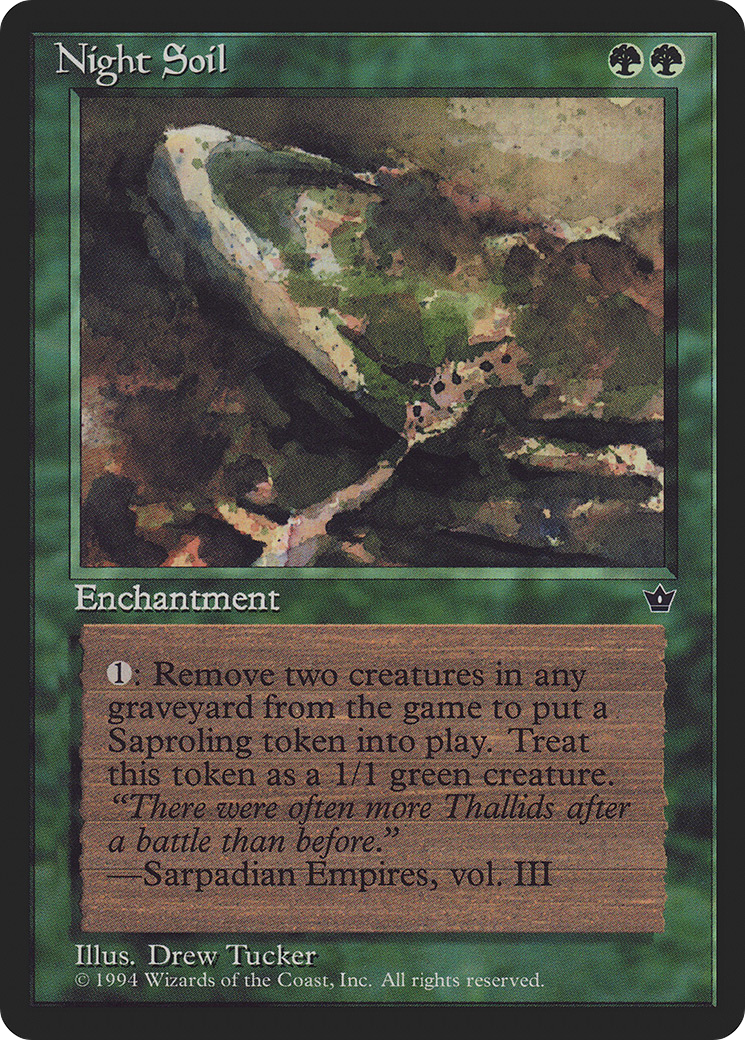 Night Soil (FEM-71C) [Fallen Empires] MTG Single Wizards of the Coast