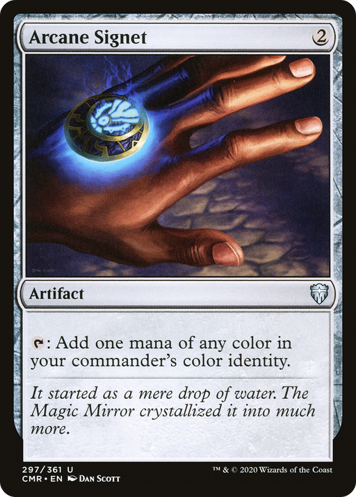 Arcane Signet (CMR-297) [Commander Legends] MTG Single Wizards of the Coast