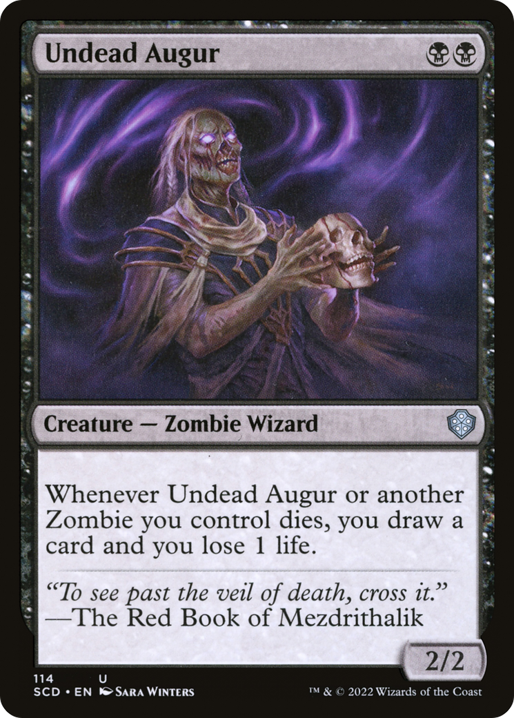 Undead Augur (SCD-114) [Starter Commander Decks] MTG Single Wizards of the Coast