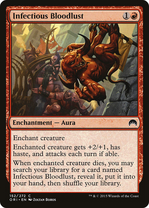 Infectious Bloodlust (ORI-152) [Magic Origins] MTG Single Wizards of the Coast