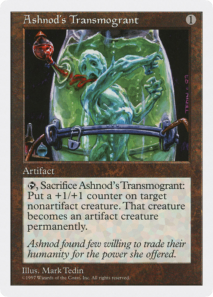 Ashnod's Transmogrant (5ED-350) [Fifth Edition] MTG Single Wizards of the Coast