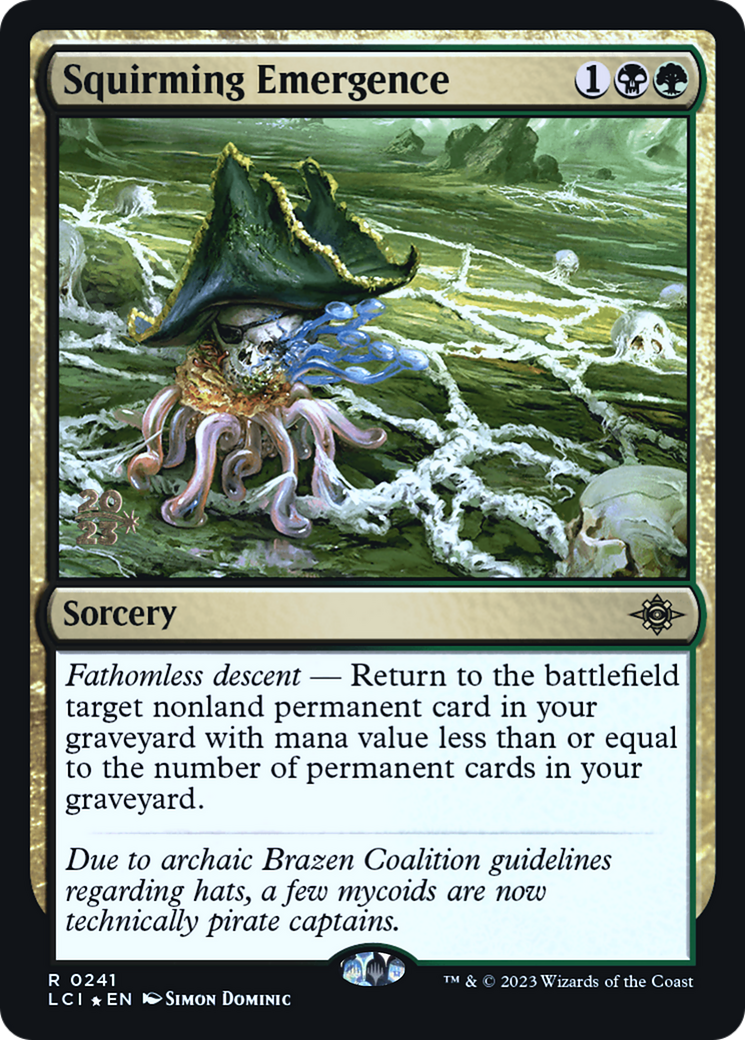 Squirming Emergence (PRE-241) [The Lost Caverns of Ixalan Promos] Foil MTG Single Wizards of the Coast