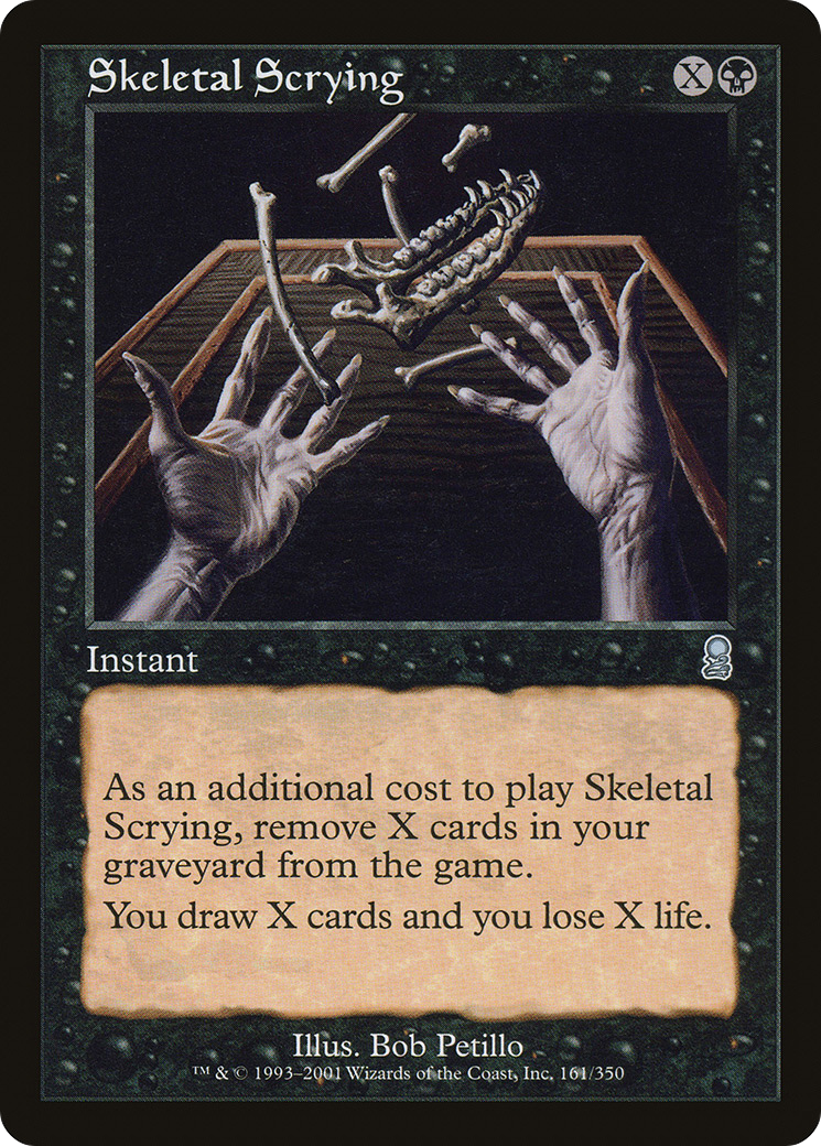 Skeletal Scrying (ODY-161) [Odyssey] Foil MTG Single Wizards of the Coast