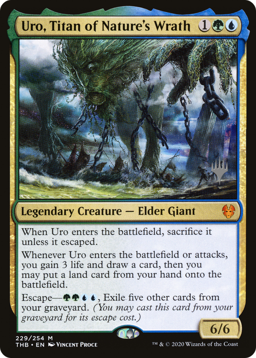 Uro, Titan of Nature's Wrath (PPTHB-229) [Theros Beyond Death Promos] MTG Single Wizards of the Coast