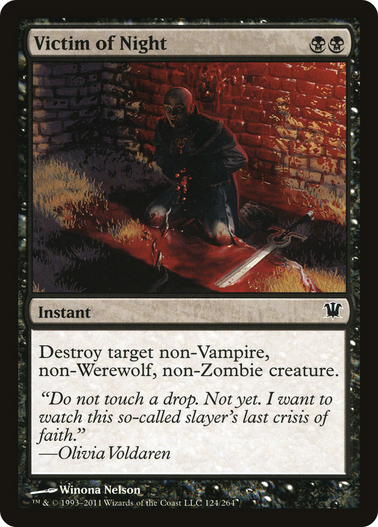Victim of Night (ISD-124) [Innistrad] MTG Single Wizards of the Coast