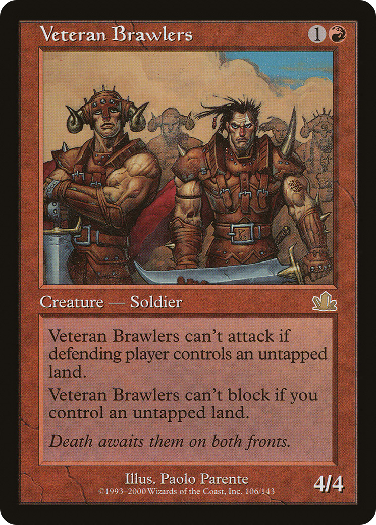 Veteran Brawlers (PCY-106) [Prophecy] MTG Single Wizards of the Coast