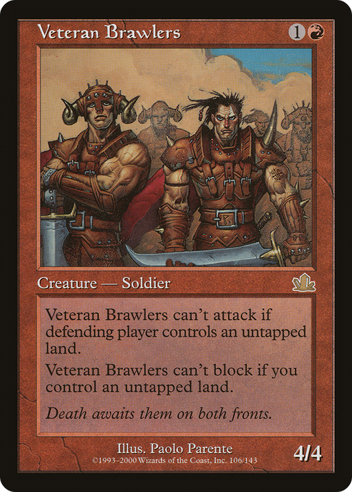 Veteran Brawlers (PCY-106) [Prophecy] Foil MTG Single Wizards of the Coast