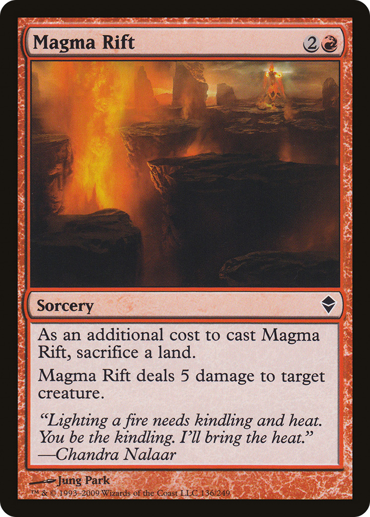 Magma Rift (ZEN-136) [Zendikar] MTG Single Wizards of the Coast