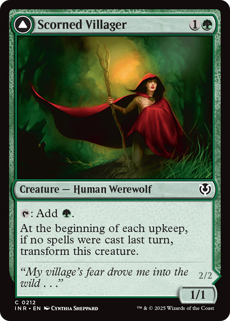 Scorned Villager (INR-212) [Innistrad Remastered] MTG Single Wizards of the Coast