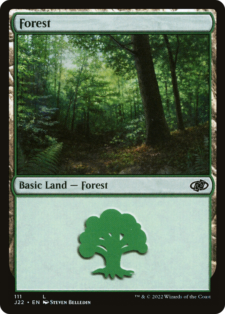 Forest (J22-111) [Jumpstart 2022] MTG Single Wizards of the Coast